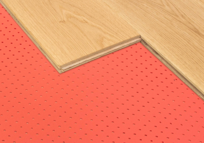 1.8mm Orange QuickTherm Underlay (Under floor heating) (15 m2/roll)