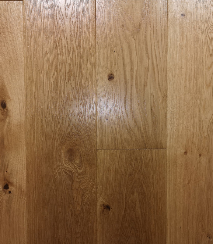 190mm Rustic Brushed and Lacquered Oak